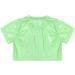 Hansber Kids Shiny Dance Crop Top Short Sleeve in Green - Size 6-7 - Buy Online on GoSupps.com