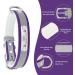 Senristar Personalized Reflective Leather Dog Collar - Engraved Name Tape for Small Medium & Large Dogs & Cats - M Size (2.0 cm Width 28-36 cm Neck) - Violet - Buy Online on GoSupps.com