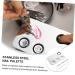 Healeved Makeup Foundation Nail Palette | Cosmetic Manicure Tools & Stainless Steel Spatula | Nail Art Essentials 14.8x10 CM - Buy Online on GoSupps.com