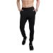 Champion Men's Everyday Cotton Joggers, 31" Inseam, Cotton Knit Jog Pants Left Hip "C" Logo, Tapered Jersey Jogger Pants Medium Black-407q88