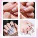 Sularpek Nail Tips - 500 Clear Fake Nails for Acrylic Art | 10 Sizes Transparent Toenails for Women DIY Nail Design - Buy Online on GoSupps.com