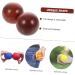Ultechnovo Wooden Hand Massage Balls - Hard Springs Handball Massager for Hand Training & Relief | International Shipping Available - Buy Online on GoSupps.com