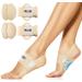 Arch Support Strap for Plantar Fasciitis Relief Design for Wearable Non-Slip Arch Support with 2 Pairs of Arch Pads of Different Heights for Flat Feet High Arches and Fallen Arches Beige