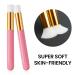 20 Pcs Super Soft Lash Shampoo Brushes for Salon Eyelash Extensions - Wooden Pink - Buy Online on GoSupps.com