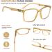 Eyekepper Large Frame Reading Glasses Champagne | Men Women | 1.25 Diopters - Buy Online on GoSupps.com