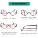 Eyekepper 5-Pack Mini Round Reading Glasses +3.5 | Spring Hinge & Sun Readers - International Shipping - Buy Online on GoSupps.com