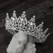 SWEETV Princess Tiara Crown for Women Girls - Crystal Bridal Hair Accessories for Wedding, Quinceanera, Prom - Silver - Buy Online on GoSupps.com