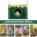 Hioph Small Animal Hideout - Cozy Triangular Shelter for Hamsters, Guinea Pigs - Nest Bed House for Playing, Sleeping, and Resting - Ventilated and Warm Habitat - Buy Online on GoSupps.com