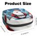 Muoooum Merry Christmas Santa Claus Portable Period Bag for Women & Teens - Menstrual Cup & Pad Holder Color 4 4.7x6.6x6.6 in - Buy Online on GoSupps.com