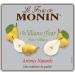 MONIN Pear Williams Fruit Mix Puree 1L - Vegan-Friendly 100% Natural for Cocktails, Smoothies, and Mocktails - Buy Online on GoSupps.com