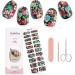 Kalolary Gel Nail Polish Strips Nail Gel Art Sticker Waterproof Full Nail Wraps Decal Sets with Scissors Nail File and Stick for Women Girls Nail Art Decor (UV/LED Lamp Required)-20