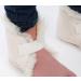 Natural Sheepskin Heel Protectors - Set of 2 | Medical Grade Heel Guards for Pressure Relief | Adjustable Straps | Cornsilk Color - Buy Online on GoSupps.com