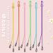6-Color Pack Nylon Elastic Face Mask Ear Loop Extender Lanyards with Flower Sliding Cord Lock - Adjustable Length, Snap-On Clip Hook, Pressure Relief - Adult and Kid Size - Buy Online on GoSupps.com