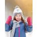 3 Pairs Waterproof Warm Lined Snow Mittens for Kids Toddler Boys Girls - Pink, Light Blue, Rose Red - 3-6 Years - Buy Online on GoSupps.com