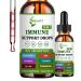 JINGYAT Quercetin with Bromelain Liquid Drops - Natural Immune Support Supplement Antioxidant Vegan Non-GMO