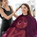 African American Black Girl Purple Barber Cape - Professional Hair Cutting Salon Apron Water Stain Resistant Anti-Static 56.7 66.9 Inch - Buy Online on GoSupps.com