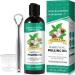 Coconut Mint Oil Pulling - 100% Natural Oral Care for Gum Health | Brightening Mouthwash with Tongue Scraper & Measuring Cups (8 FL OZ) - Buy Online on GoSupps.com
