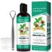 Coconut Oil Pulling for Teeth (8 fl.oz) | Cocomint Pulling Oil | Oil Pulling Mouthwash with Metal Tongue Scraper for Oral Health Teeth and Gums