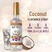 Matteo's Sugar-Free Fruit Syrup Sweeteners for all types of Beverages - for Pastry Dessert Kitchen Restaurant and Bars Tropical Coconut Flavor Smooth Creamy Non Alcoholic Syrup (750ml - 6pk) 750 ml (Pack of 6) - Buy Online on GoSupps.com