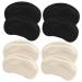 Heel Protector Pads 4 Pairs Heel Stickers Panel Heel Self-Adhesive Heel Liners Self- Inserts Liner Heel Pads for Shoes That are Too Big Half Size pad Heel Pads