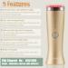 UUPAS Red LED Infrared Light Therapy Skin Tightening Wand - FDA Cleared Facial Massager for Anti-Aging and Skin Rejuvenation - Buy Online on GoSupps.com
