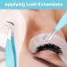Ms. Queen Volume Fiber Tip Grip Lash Tweezers - Blue | L-Shape Boot Mega Volume Mink Lashes Tweezers - Buy Online on GoSupps.com