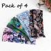 Boho Wide Headbands Black African Headwraps Set 6 - Buy Online on GoSupps.com