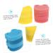 12pcs Baby Bath Sponge Set - Soft Facial and Body Sponges for Gentle Bathing - Cartoon Design Shower Pouf for Baby Bath Supplies - Buy Online on GoSupps.com