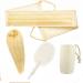 4 sets of natural towel gourd pads shower scrub towel gourd exfoliating body scrub men and women towel gourd facial cleanser shower sponge deep cleansing revitalizing skin face back