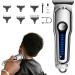Cordless Hair Trimmer Scissors Tool Quiet Adjustable Trimmer for Travel Care Gentleman Styling Home Use Contouring - Buy Online on GoSupps.com