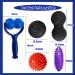 5-Piece Massage Ball Set - Hedgehog Ball Roller Fascia & Peanut Massage for Legs Feet Hands & Back Relief - Buy Online on GoSupps.com
