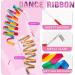 HyDren 21 Inch Rainbow Dance Ribbon Twirling Baton for Gymnastics and Dancing - Buy Online on GoSupps.com