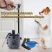 SSRIVER Puppy Training Kit 6 Pcs Adjustable Puppy Doorbells for Dogs Training Bag Whistle to Control Stop Barking Dog Bowl and Poop Bag Pet Trainer Dog Training Set Clicker Grey - Buy Online on GoSupps.com