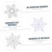 60 Pcs Christmas Snowflake Stickers Snowflake Crafts Diy Crafts Decoration Ceiling Patch - Buy Online on GoSupps.com