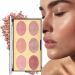6 Palette Contouring and HigPalette Professional Facial Beauty Cosmetic Contouring and Highlight N1 - Buy Online on GoSupps.com