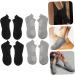 Beaupretty 4 Pairs Combed Cotton Socks Summer Socks Low-cut Liners Socks Breathable Sports Stockings All Season Cotton Socks Cotton Ankle Sock Low-cut Liner Socks Unisex Cotton Socks Black Grey 21x5x0.3cm - Buy Online on GoSupps.com