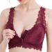 Mastectomy Bras for Women | Post-Surgery Padded Lace Bralettes with Pockets for Silicone Breasts - XL Purple - Buy Online on GoSupps.com
