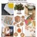 110 PCS Self-Adhesive Cork Squares for DIY Crafts and Coasters - 4 x 4 Inch Cork Board Tiles with Strong Adhesive - Buy Online on GoSupps.com