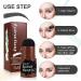 Eyebrow Stamp Shaping Kit with Long-Lasting Buildable Brown Black Powder - Includes 10 Stencils and 2 Pen Brushes - Perfect Gift for Women - Buy Online on GoSupps.com