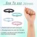 Adjustable Acupressure Bracelet for Motion Sickness Relief - Set of 4 Nausea Wristbands for Travel, Sea, Car - Helps with Vertigo and Dizziness - Buy Online on GoSupps.com