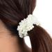 3pcs Hair Scrunchies Set with Faux Pearls | Stylish Ponytail Holders for Women & Girls - International Shipping Available - Buy Online on GoSupps.com