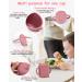 Jissta 8 Pcs Silicone Baby Weaning Set - Suction Bowl, Bib, Cup, Fork & Spoon - Non-Slip, BPA-Free (Pink) - Buy Online on GoSupps.com