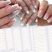 TailaiMei 1752 Pieces 3 Designs French Manicure Nail Art Stickers  Self-Adhesive Nail Tips Guides for DIY Decoration Stencil Tools (36 Sheets)