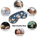 Buy Cute Hedgehog Galaxy Sleep Mask | Light Blocking Eye Mask for Sound Sleep | Adjustable Soft Eye Shade for Men & Women - Buy Online on GoSupps.com