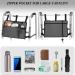 Fashionable Wheelchair Armrest Organizers Bag with Multipockets Sturdy Oxford Cloth Storage Accessory Blue - Buy Online on GoSupps.com