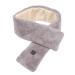 Neck heating pillow washable heated neck wrap electrical neck warmer scarf with USB 3 temperature settings thermal neck support for men and women winter outdoor (gray)