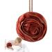 Shower Ball Sponge - Large Rose Bath Sponge | Portable Bath Balls with Lanyard Cute Bath Supplies for Bathroom Home Apartment Dormitory Red - Buy Online on GoSupps.com