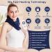 Jobyna Electrical Heating Pillow for Neck - Fast Warming 30-70 | Adjustable Physiotherapy Neck Warmer | Washable Flannel | 74x19cm - Buy Online on GoSupps.com