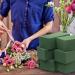 Toopify 6 Pcs Floral Foam  Wet and Dry Floral Foam Blocks Flower Arrangement Kit for Fresh or Silk Artificial Flowers (Green  9" L x 3.1" W x 4.3" H) 6pack - Buy Online on GoSupps.com