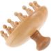 Healvian 3ST Massage Comb - Portable Wooden Shampoo Brush for Professional Hair Care | Comfortable Hand Massage Hairbrush - Buy Online on GoSupps.com